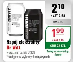 Eurocash Napój elektrolity: Dr Witt oferta