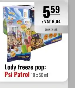 Eurocash Lody freeze pop: Psi Patrol oferta