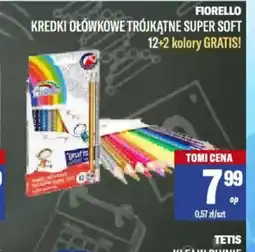TomiMarkt Kredki ołówkowe trójkątne Super Soft Fiorello oferta