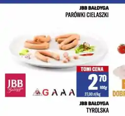 TomiMarkt Parówki cielęce JBB Bałdyga oferta