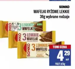 TomiMarkt Wafelki ryżowe lekkie Sonko oferta