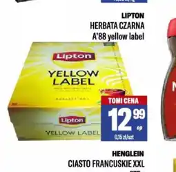 TomiMarkt Herbata Lipton Yellow Label oferta