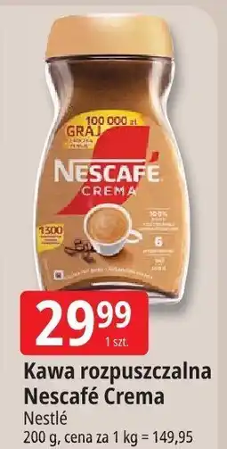 E.Leclerc Kawa rozpuszczalna Nescafé Crema Nestlé oferta