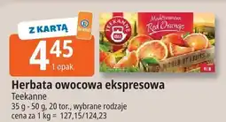 E.Leclerc Herbata owocowa ekspresowa Teekanne oferta