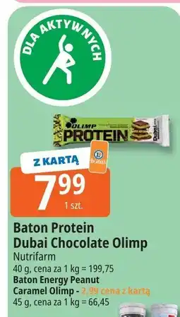 E.Leclerc Baton Protein Dubai Chocolate Olimp Nutrifarm oferta