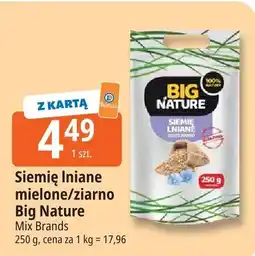 E.Leclerc Siemię lniane mielone/ziarno Big Nature Mix Brands oferta