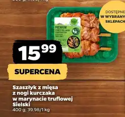 Netto Szaszłyk z mięsa z nogi kurczaka w marynacie truflowej Sielski oferta