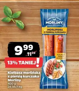 Netto Kiełbasa morlińska z piersi kurczaka Morliny oferta