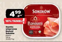Netto Szynka wieprzowa Basiuni Sokołów oferta