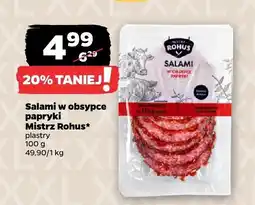 Netto Salami w obsypce papryki Mistrz Rohus oferta