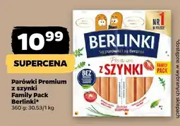 Netto Parówki Premium z szynki Family Pack Berlinki oferta
