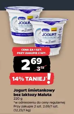 Netto Jogurt śmietankowy bez laktozy Maluta oferta