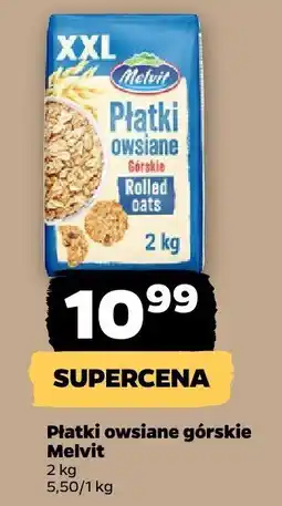 Netto Płatki owsiane górskie Melvit oferta