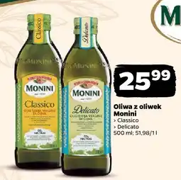 Netto Oliwa z oliwek Monini Classico + Delicato oferta