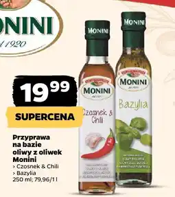 Netto Przyprawa na bazie oliwy z oliwek Monini Czosnek & Chili + Bazylia oferta
