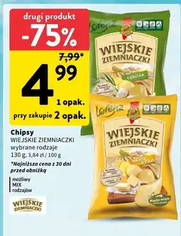 Intermarche Chipsy Wiejskie Ziemniaczki Lorenz oferta