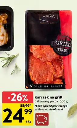 Intermarche Karczek na grill HAGA oferta
