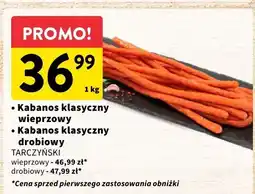 Intermarche Kabanos klasyczny drobiowy Tarczyński oferta