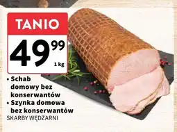 Intermarche Szynka domowa bez konserwantów Skarby Wędzarni oferta