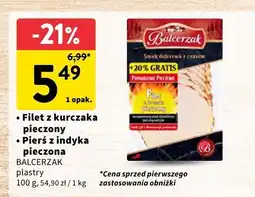 Intermarche Pierś z indyka pieczona Balcerzak oferta