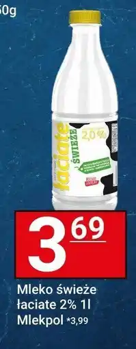 Hitpol Mleko świeże łaciate 2% 1l Mlekpol oferta