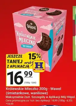 Hitpol Ciastka Królewskie Mleczko Wawel oferta