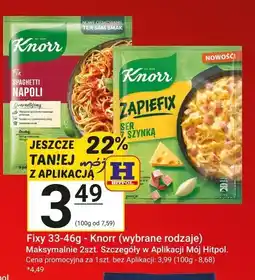 Hitpol Danie gotowe Fixy Knorr oferta