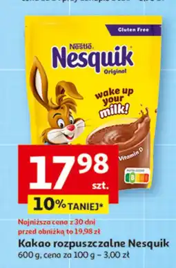 Auchan Kakao rozpuszczalne Nesquik oferta