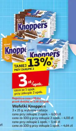 Auchan Wafelki Knoppers oferta