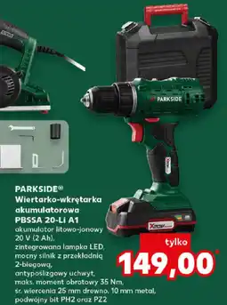 Kaufland PARKSIDE Wiertarko-wkrętarka akumulatorowa PBSSA 20-Li A1 oferta
