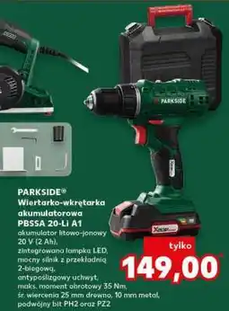 Kaufland PARKSIDE Wiertarko-wkrętarka akumulatorowa PBSSA 20-Li A1 oferta