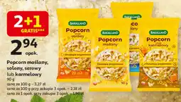Auchan Popcorn maślany, solony, serowy lub karmelowy Bacalland oferta