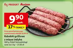 Auchan Kebabki grillowe z mięsa indyka Auchan oferta
