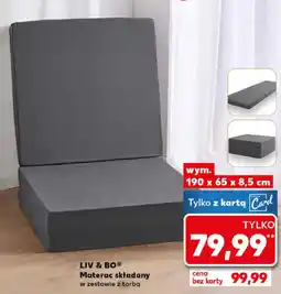 Kaufland LIV & BO Materac składany oferta