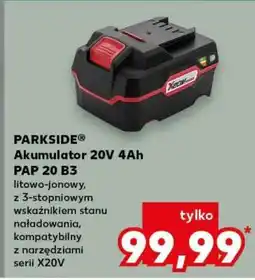 Kaufland PARKSIDE Akumulator 20V 4Ah PAP 20 B3 oferta