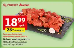Auchan Gulasz wołowy ekstra Auchan oferta