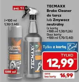 Kaufland TECMAXX Brake Cleaner do tarcz lub Zmywacz neutralny oferta