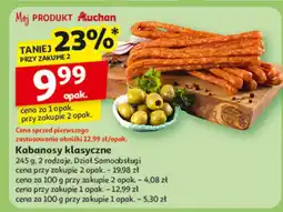 Auchan Kabanosy klasyczne Auchan oferta