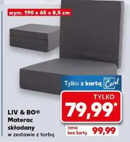 Kaufland LIV & BO Materac składany oferta