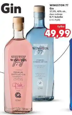 Kaufland WINGSTON 77 Gin oferta