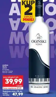 Kaufland Oginski Vodka oferta