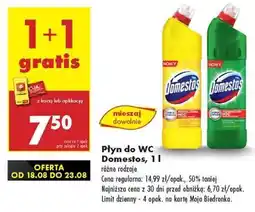Biedronka Płyn do WC Domestos 1 l oferta