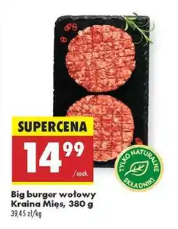 Biedronka Big burger wołowy Kraina Mięs, 380 g oferta