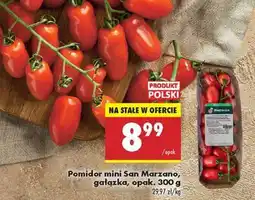 Biedronka Pomidor mini San Marzano, gałązka, opak. 300 g oferta