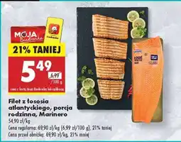 Biedronka Filet z łososia atlantyckiego porcja rodzinna Marinero oferta