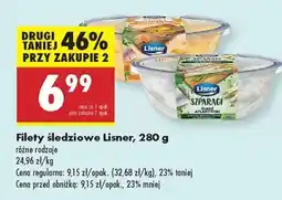 Biedronka Filety śledziowe Lisner 280 g oferta