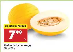 Biedronka Melon żółty na wage oferta