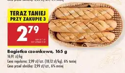 Biedronka Bagietka czosnkowa 165 g oferta