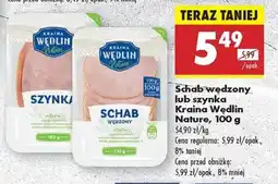 Biedronka Schab wędzony lub szynka Kraina Wędlin Nature, 100 g oferta