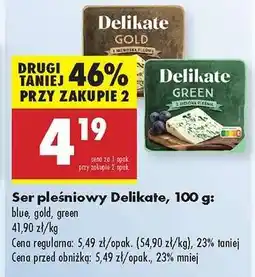 Biedronka Ser pleśniowy Delikate, 100 g oferta